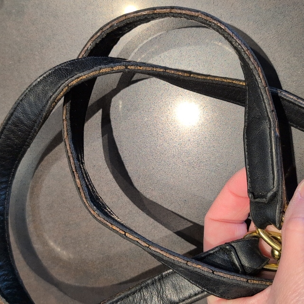 Vintage Coach Swinger 4040 Black Project Bag - Picture 11 of 14